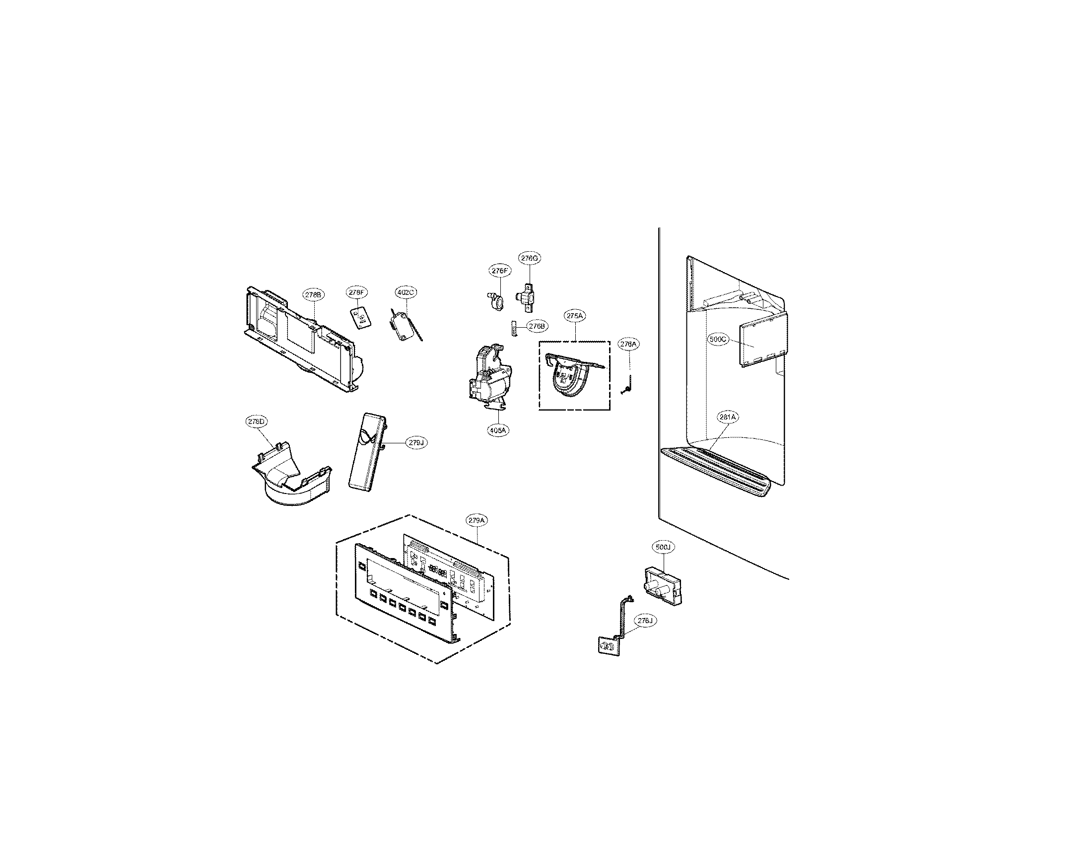 DISPENSER PARTS