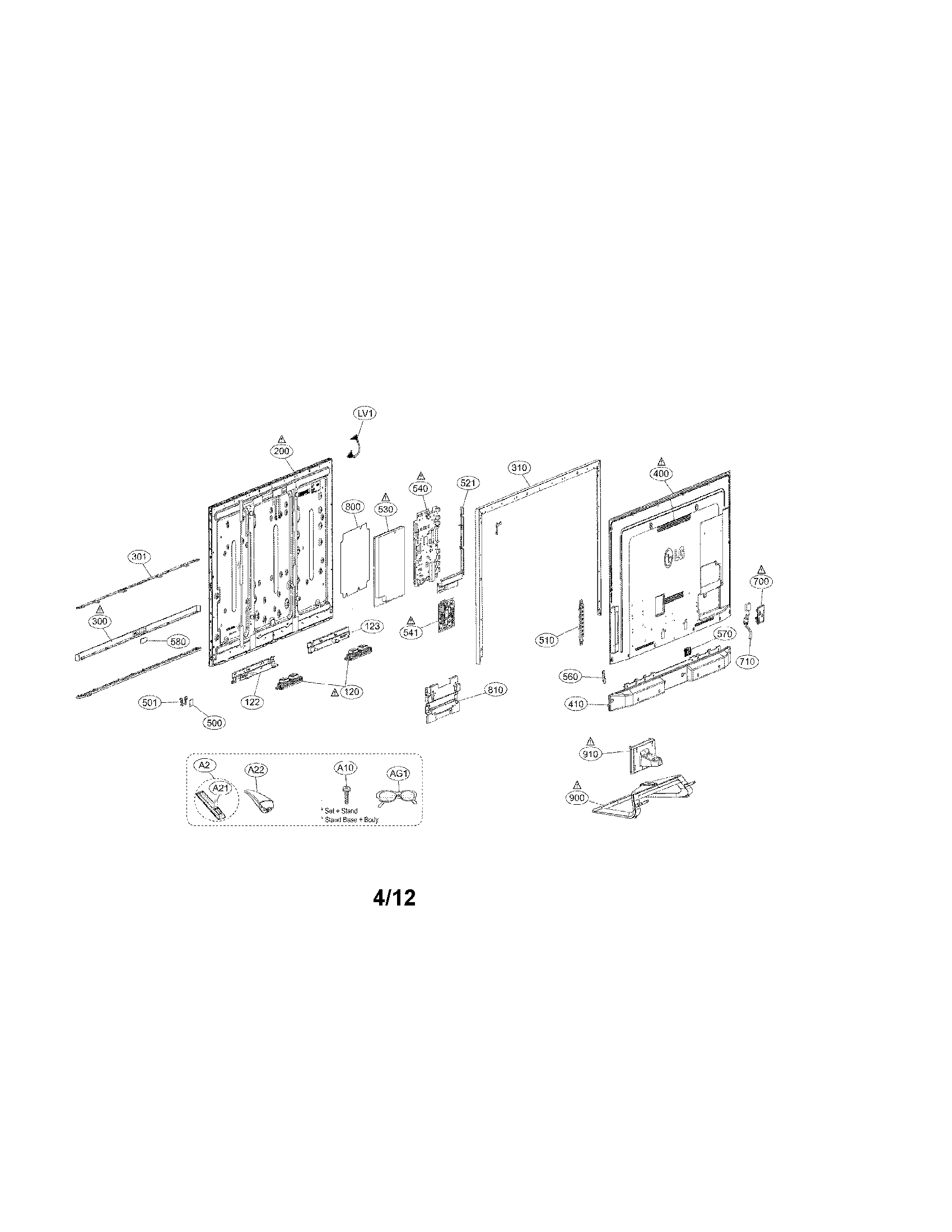 Exploded view parts