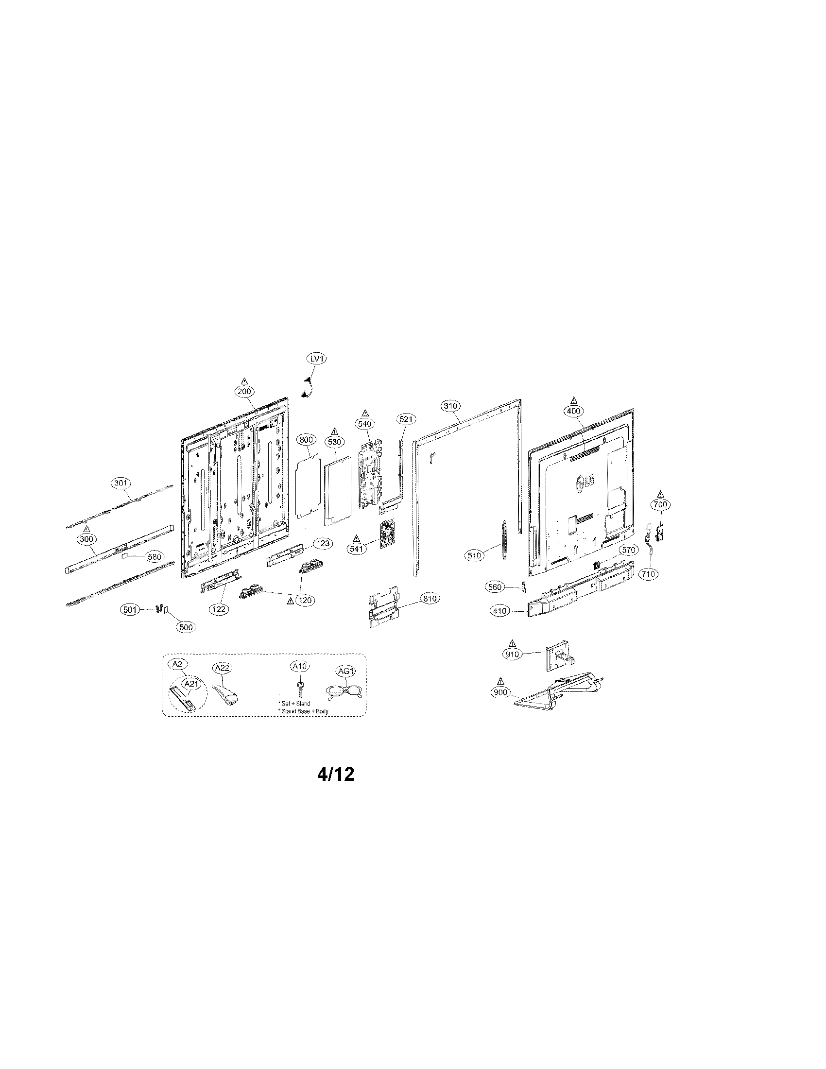 Exploded view parts