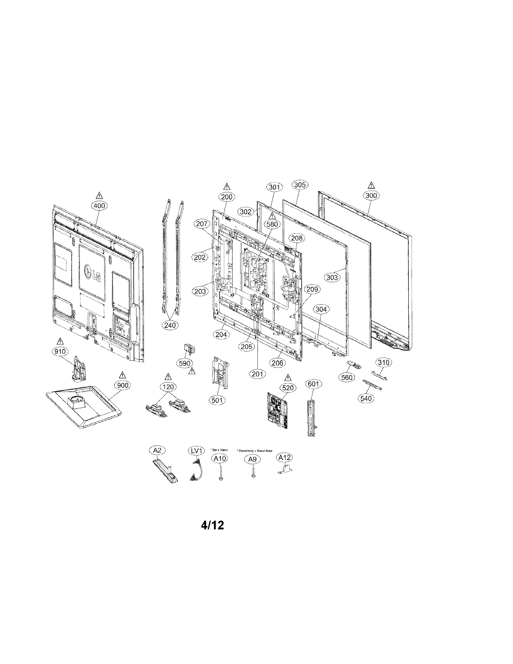 Exploded view parts