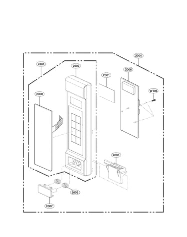 Control panel parts