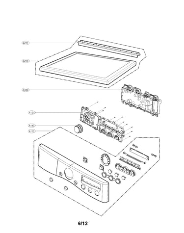 Control panel and plate assembly parts