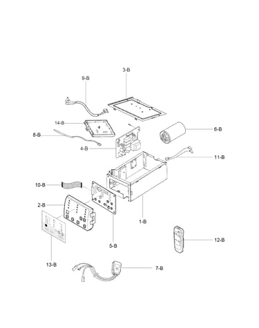 Control box assembly parts