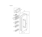 LG LRSC26940ST refrigerator door parts diagram