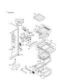 Refrigerator compartment parts