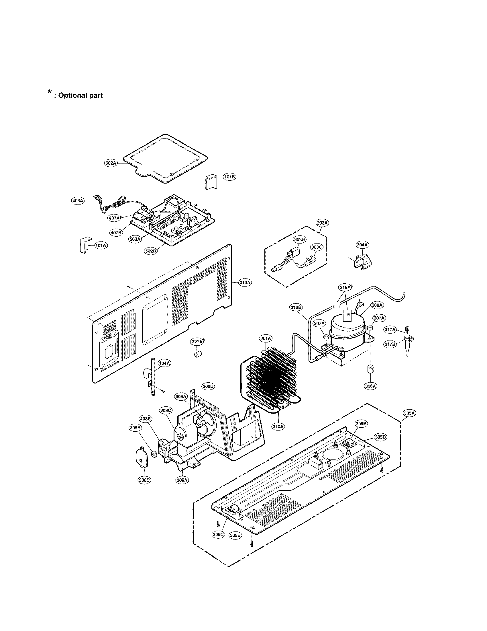 MACHINE COMPARTMENT PARTS