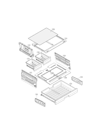 Refrigerator pantry parts