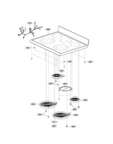 Cooktop parts