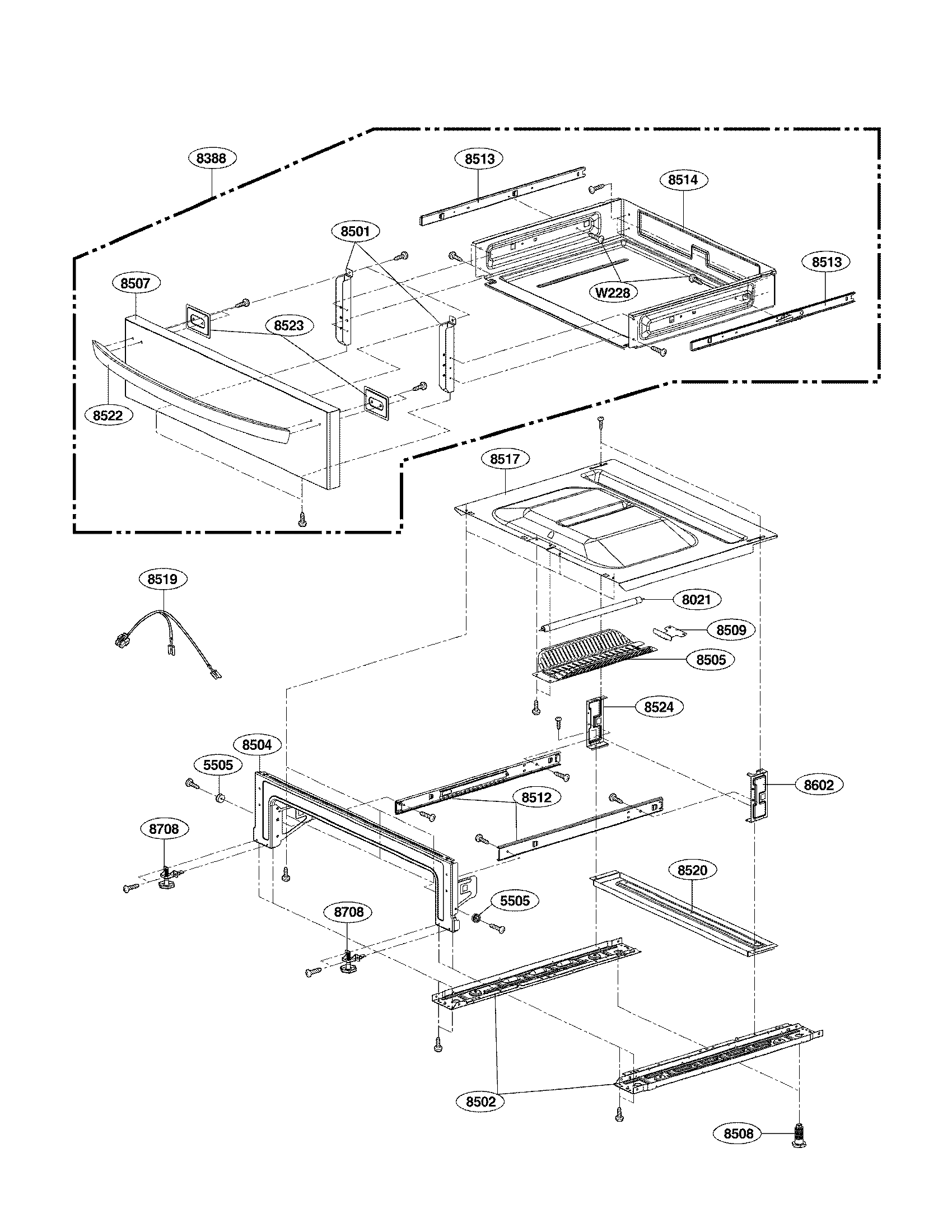 Drawer parts