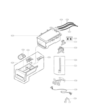 Dispenser assembly parts