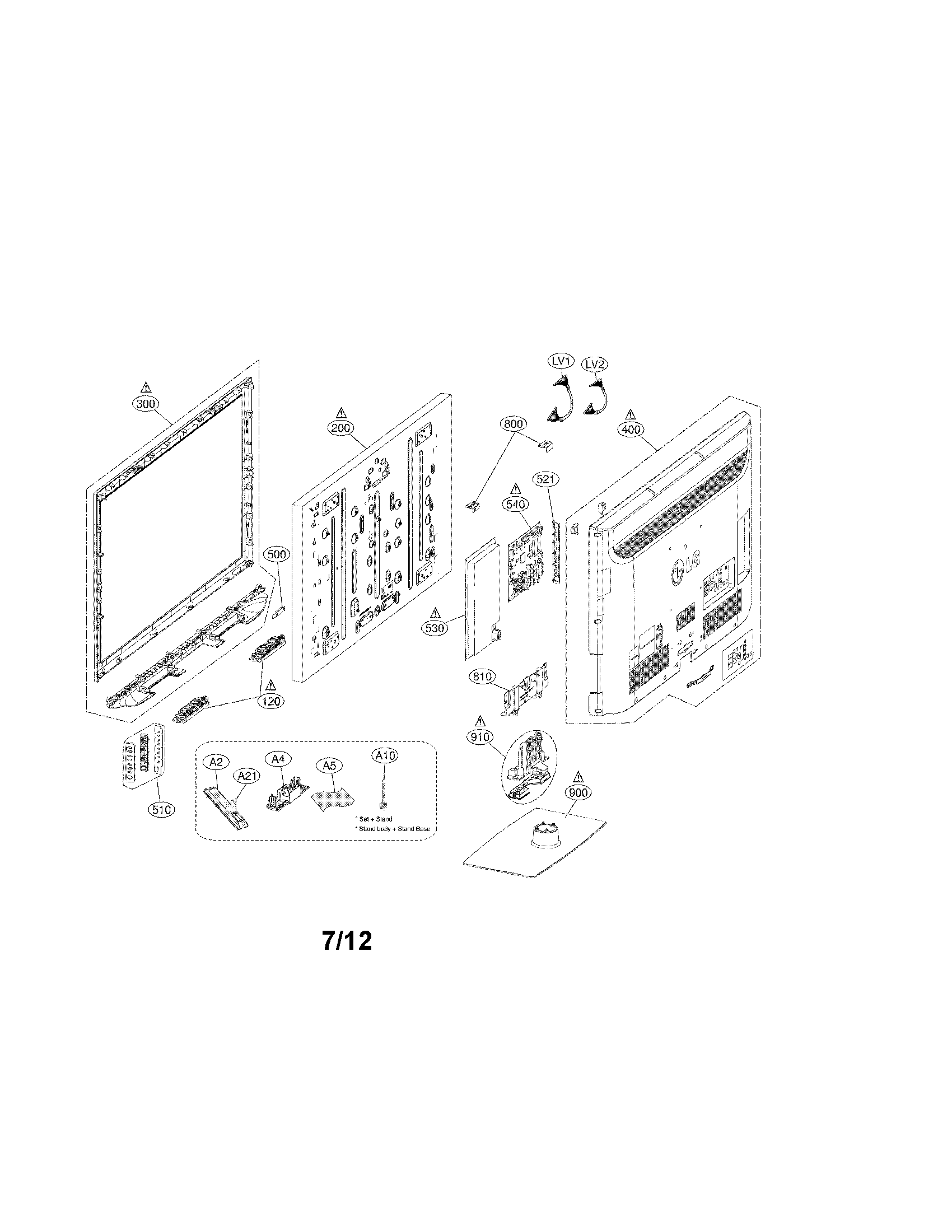 Exploded view parts