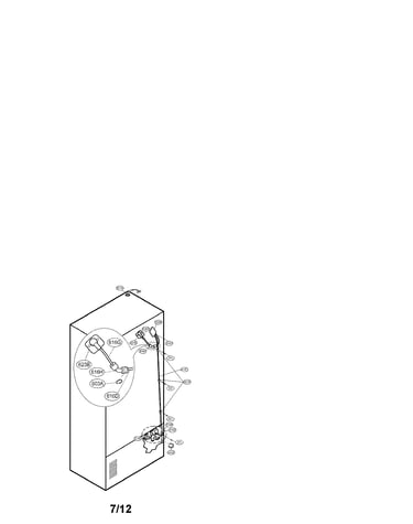 Valve and water tube parts