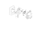 Kenmore Elite 79577562600 ice bank and ice maker parts diagram