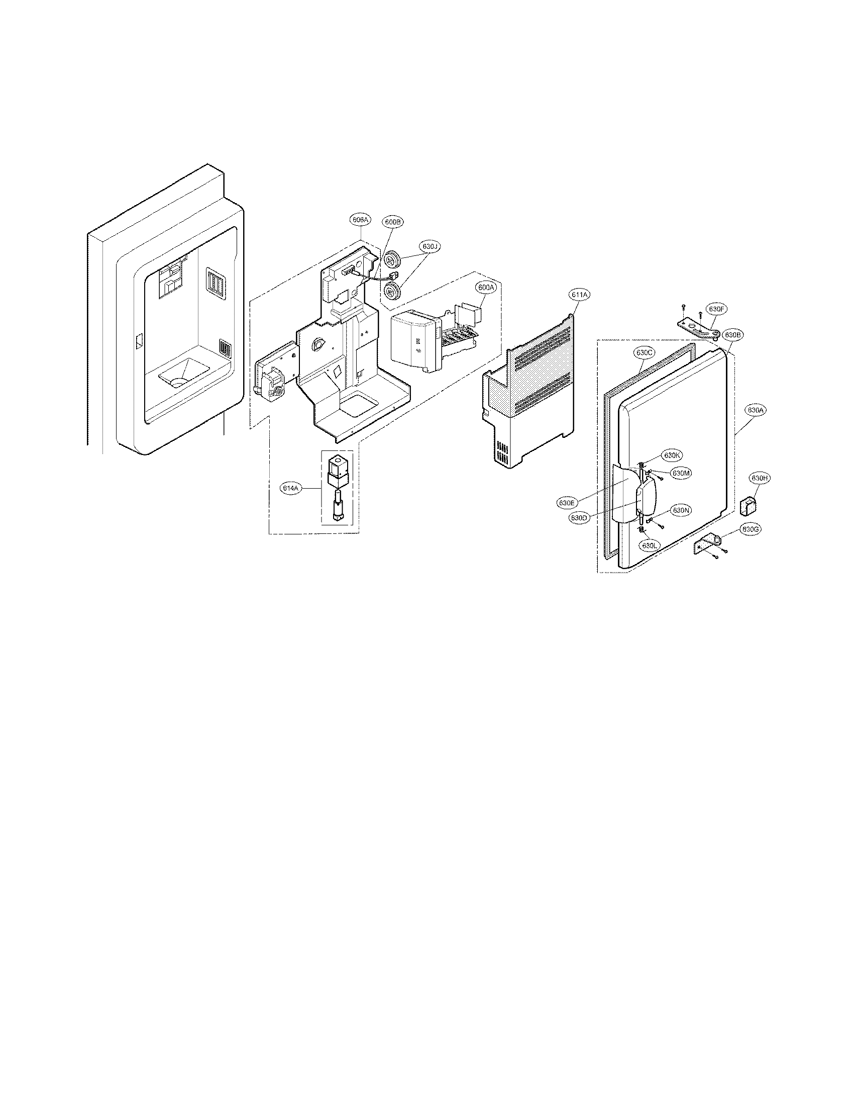 Ice bank and ice maker parts