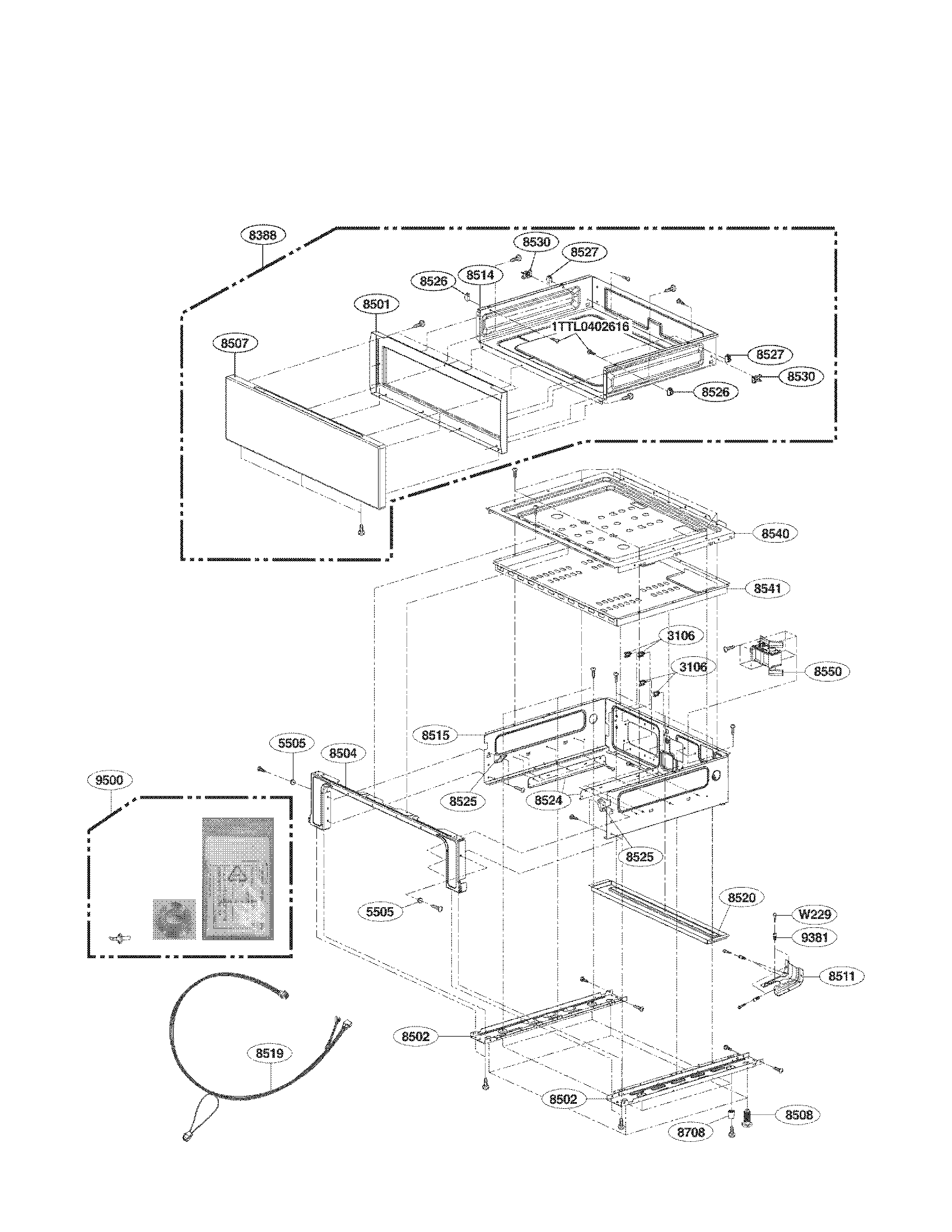 Drawer parts