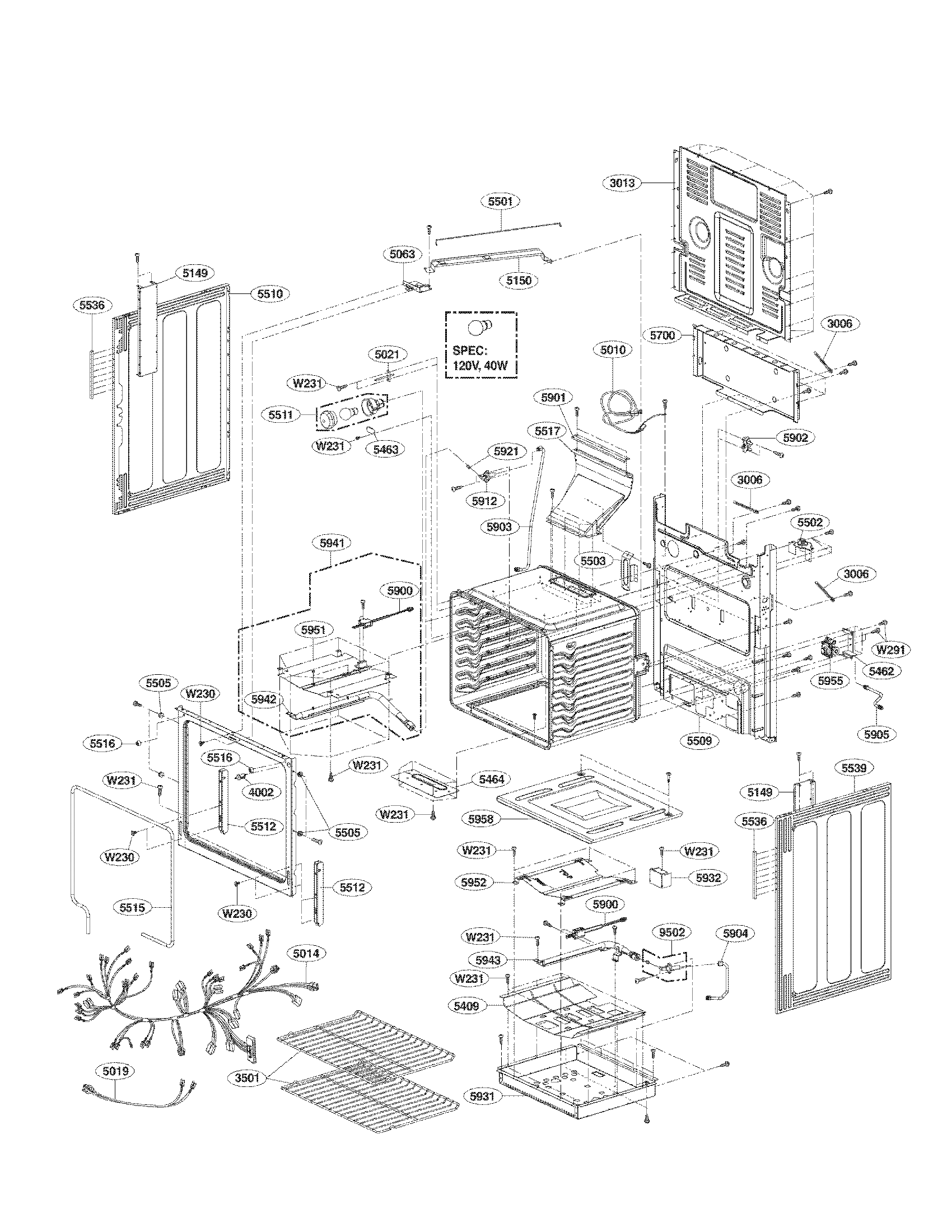 Cavity parts