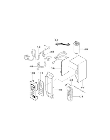 Control box assembly parts