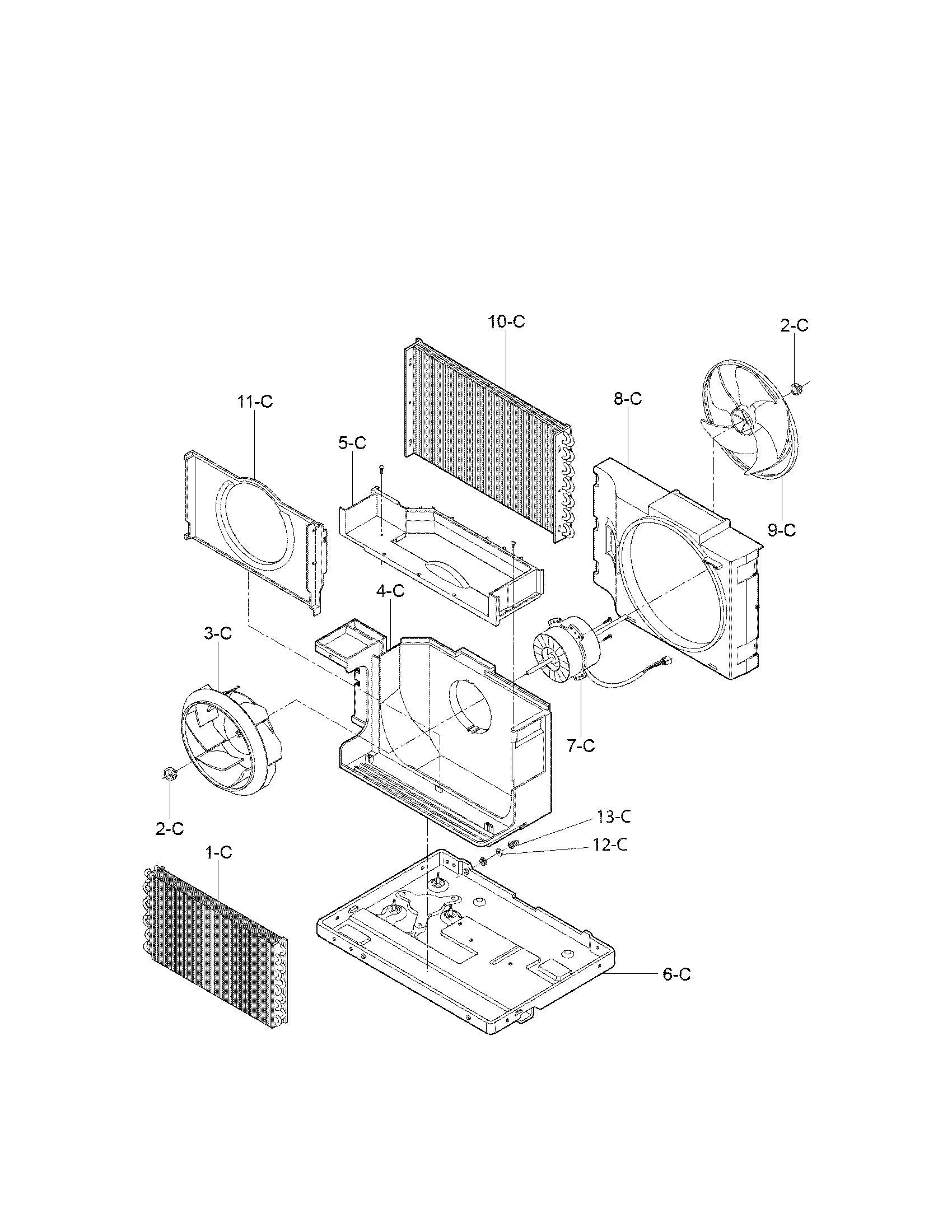 Air handling and cycle parts