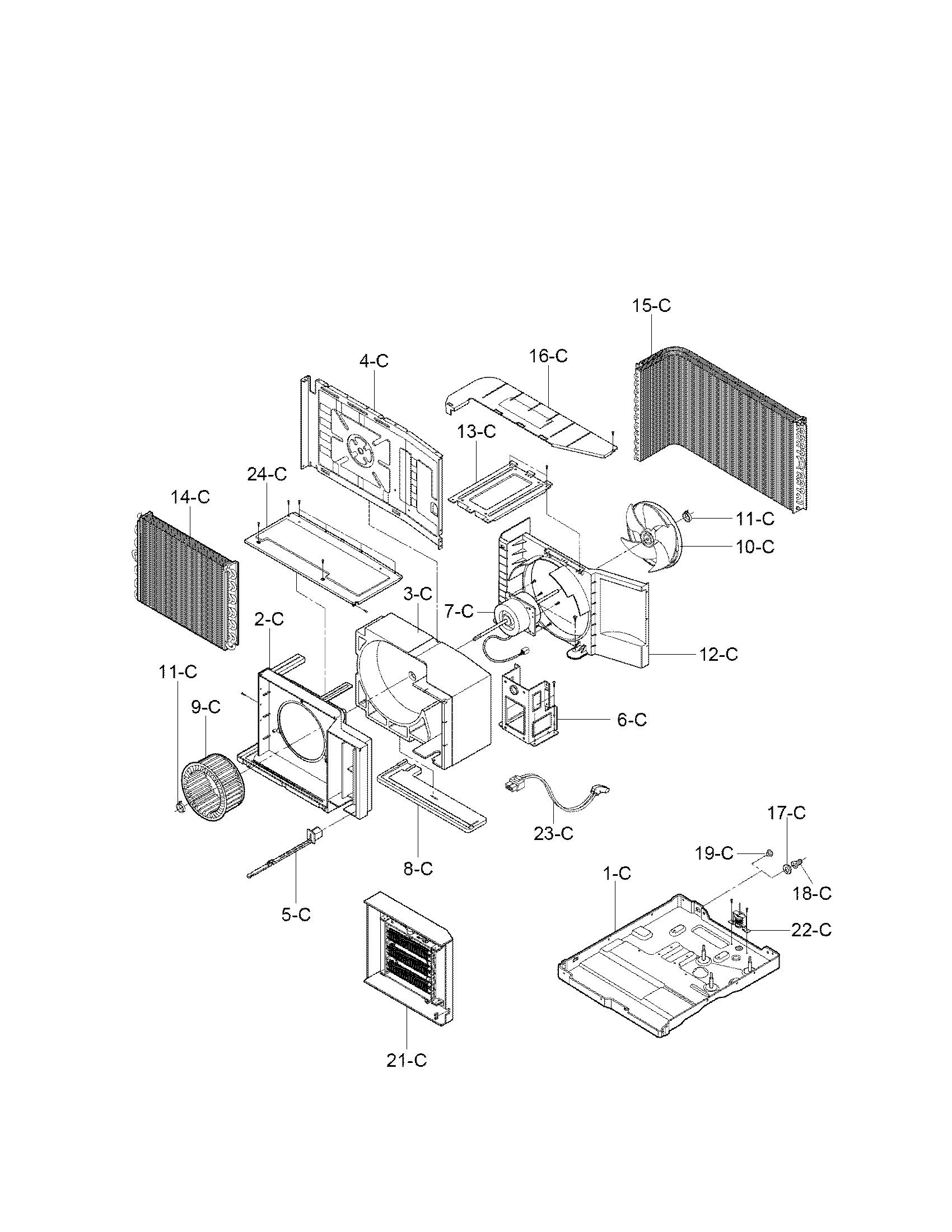 Air handling and cycle parats