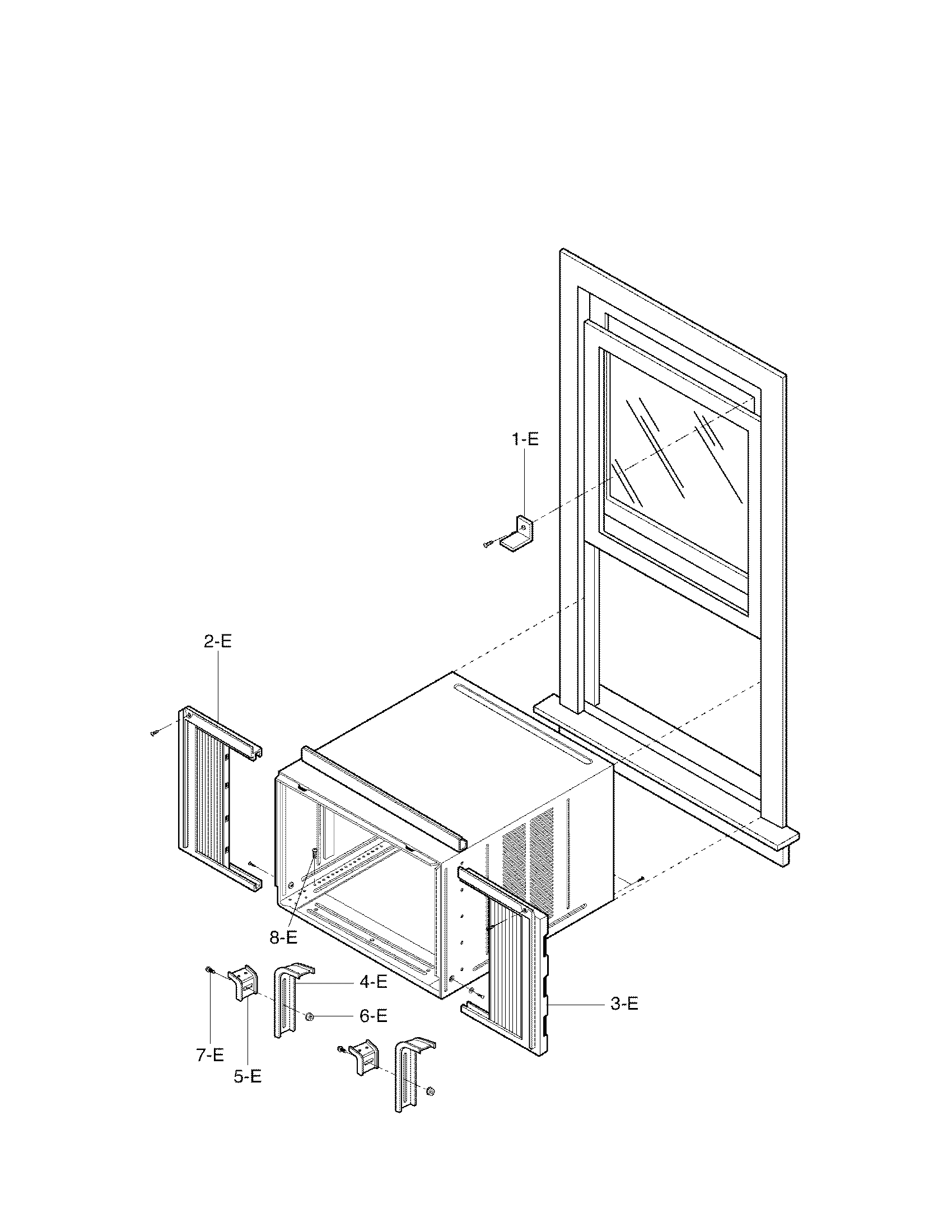 Installation kit assembly parts