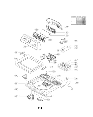 Top cover assembly parts