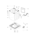 Kenmore Elite 79631522210 out case assembly parts diagram