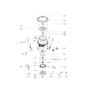 Kenmore Elite 79631522210 tub assembly parts diagram
