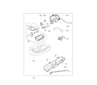 Kenmore Elite 79661522210 panel drawer assembly and guide assembly parts diagram