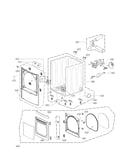 Cabinet and door assembly parts