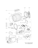 Drum and motor assembly parts
