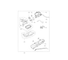 Kenmore Elite 79671522210 panel drawer assembly and guide assembly parts diagram