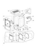 Cabinet and door assembly parts