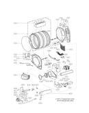 Drum and motor assembly parts