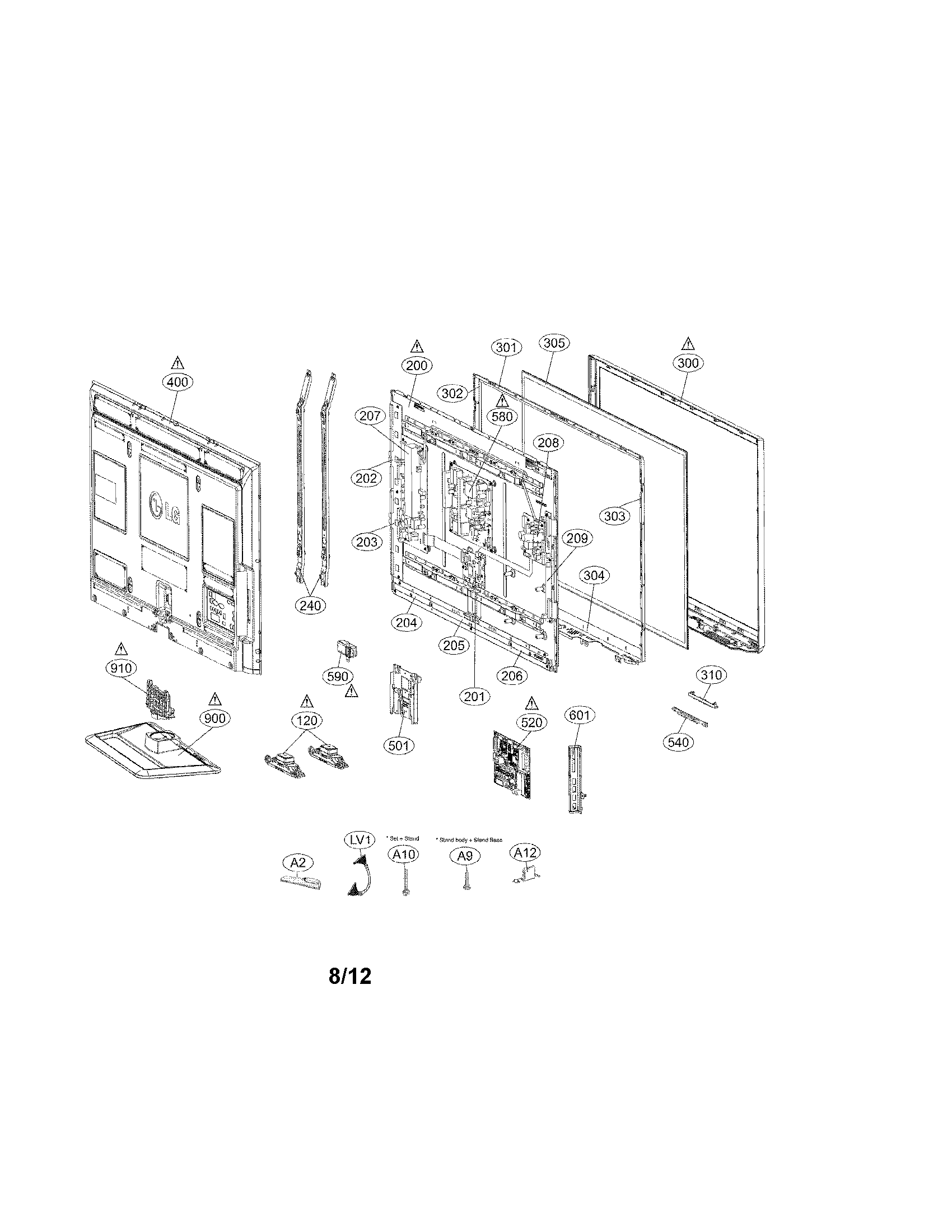 Exploded view parts