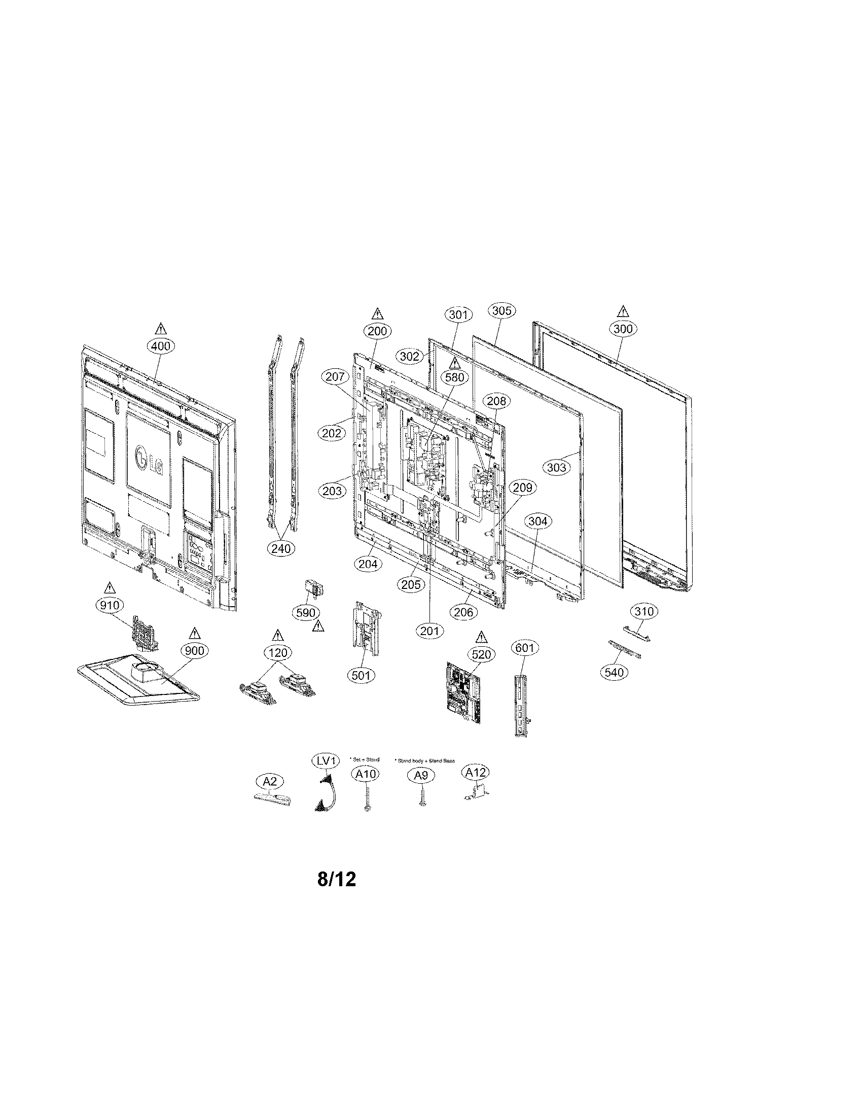 Exploded view parts