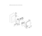 LG LFX28968ST/00 ice maker and ice bin parts diagram