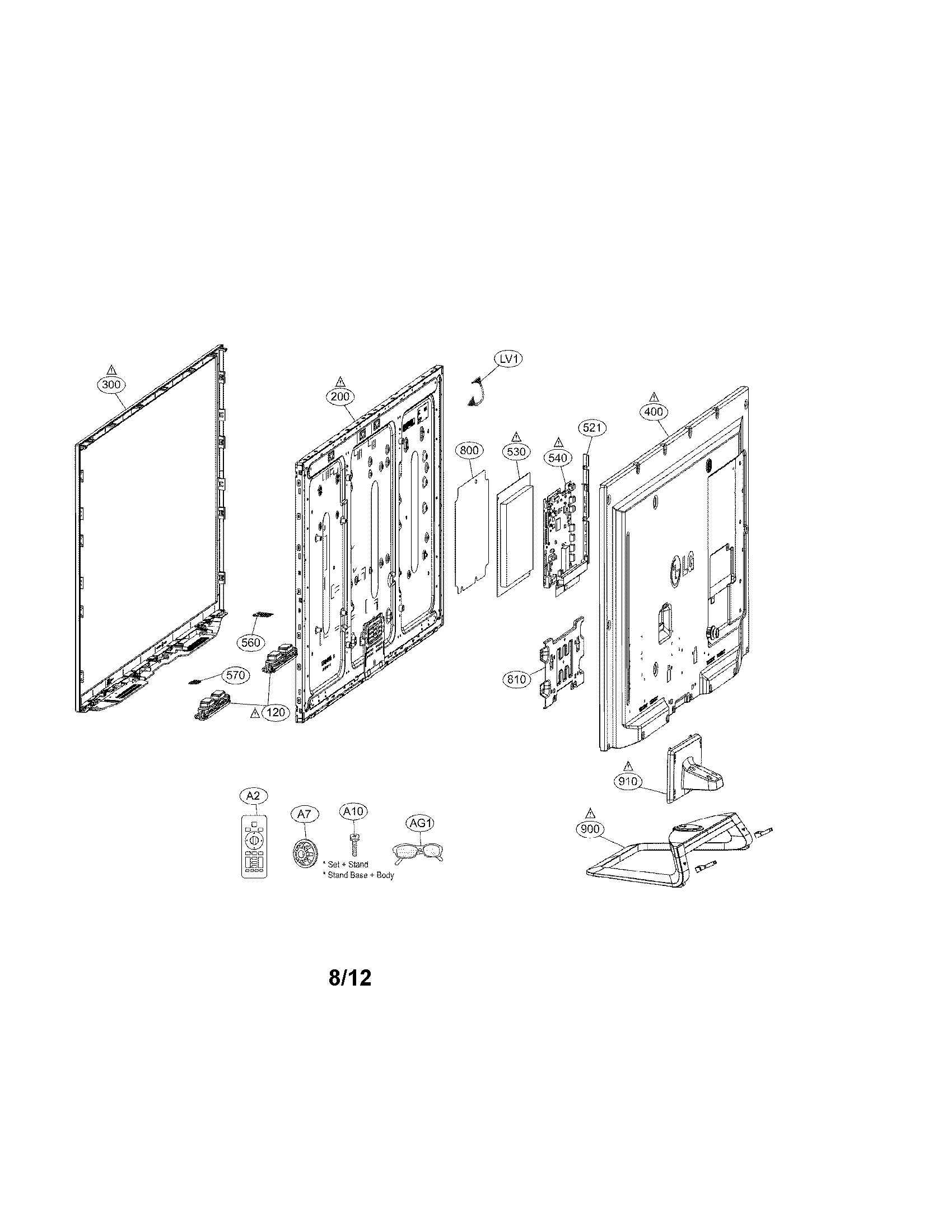 Exploded view parts