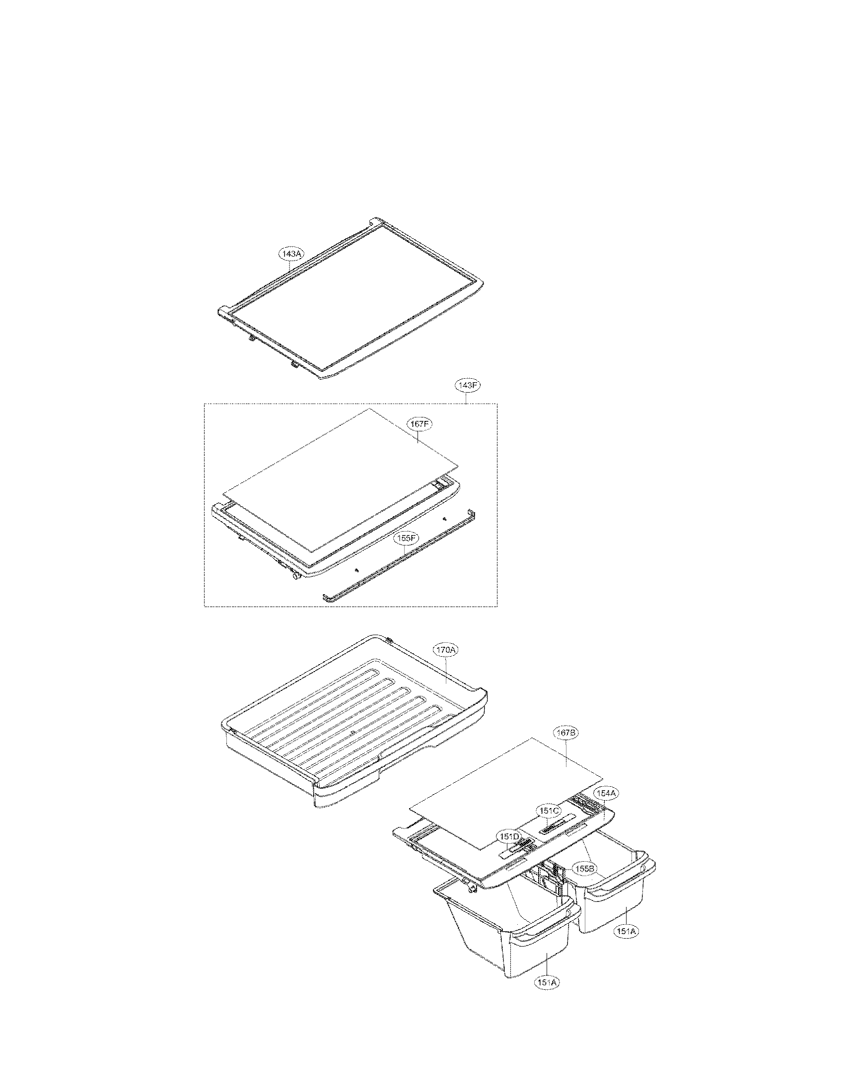 Refrigerator parats