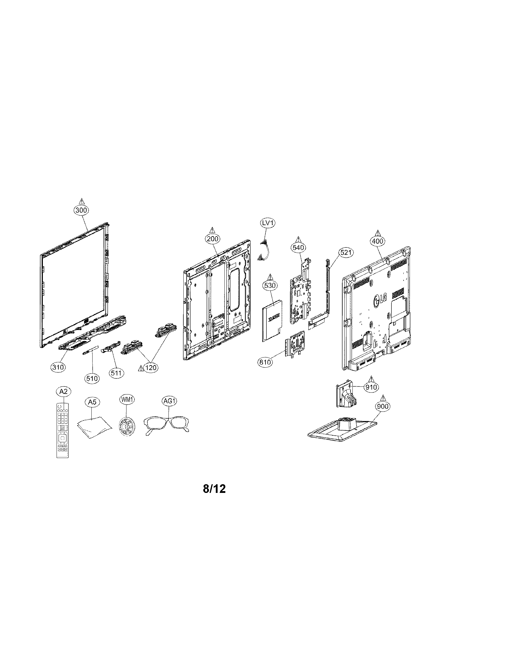 Exploded view parts
