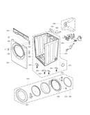 Cabinet and door assembly parts