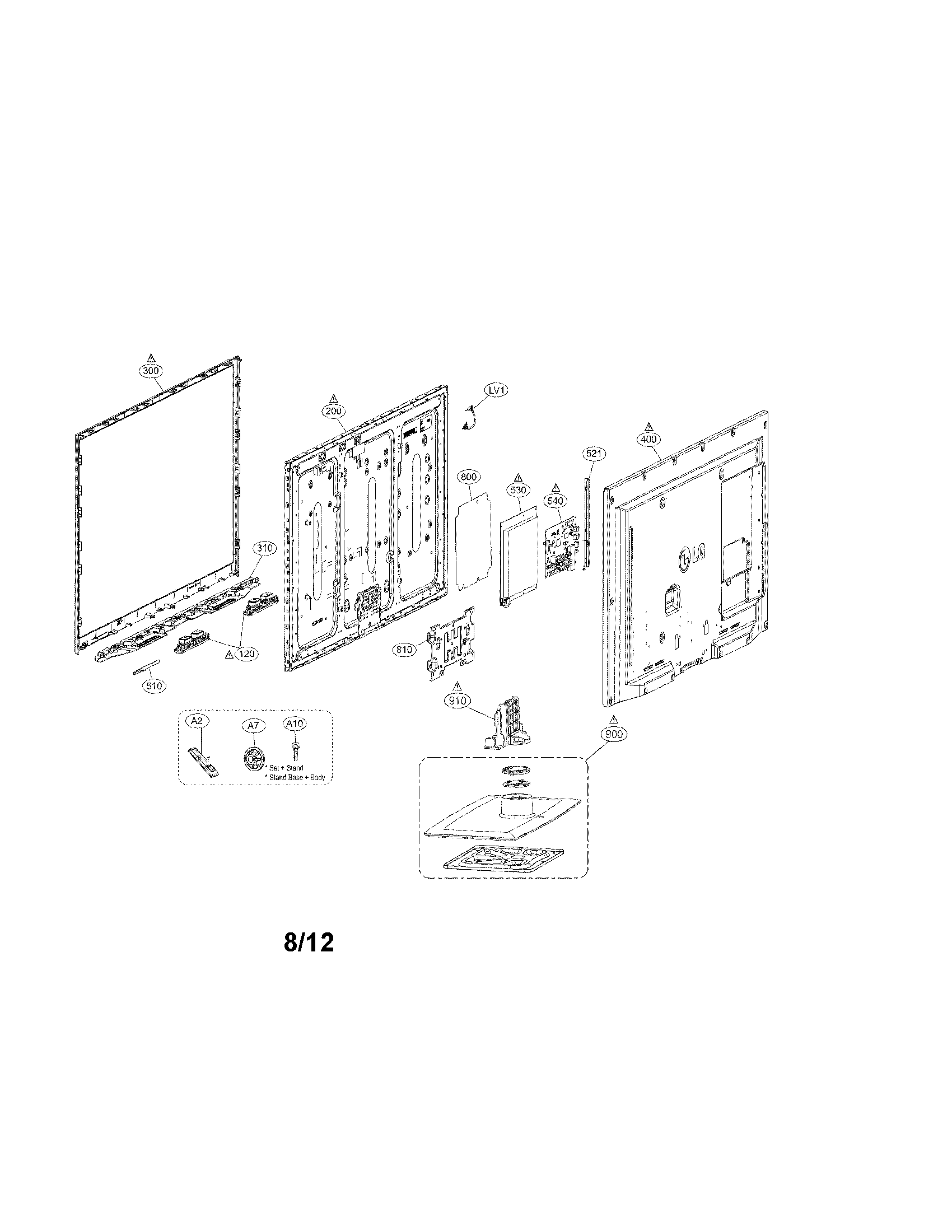 Exploded view parts
