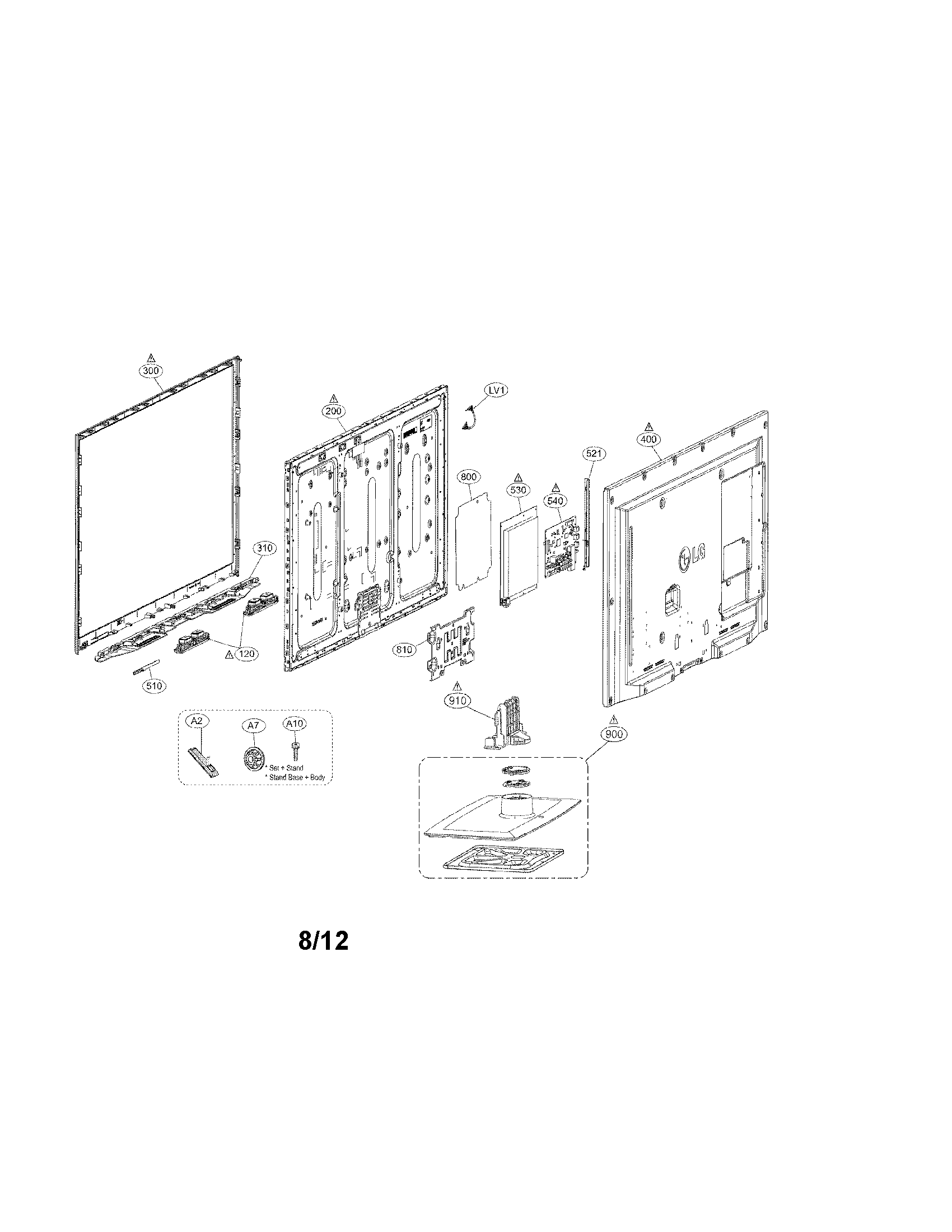 Exploded view parts
