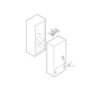 Kenmore 79571309010 water and ice maker part diagram