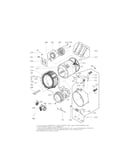 Drum and tub assembly parts