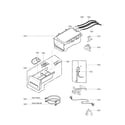Kenmore 79640318900 dispenser assembly parts diagram