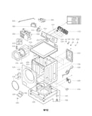 Cabinet and control panel assembly parts
