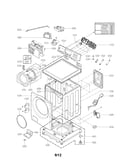 Cabinet and control panel assembly parts