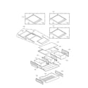 LG LFX25978SW/01 refrigerator parats diagram