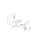 LG LFX25978SW/01 ice maker and ice bin part diagram