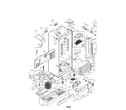 LG LFX21971ST/01 case parts diagram